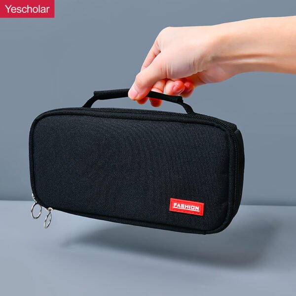 Canvas Creative Net Red Macaron Large-capacity Japanese Portable Pencil case YE7085