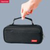 Canvas large capacity wholesale large soft pencil case with slots YE7083