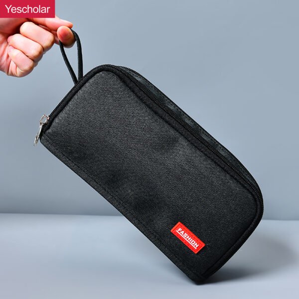 Canvas Korean style version of retro simple japanese style premium pencil case YE7078