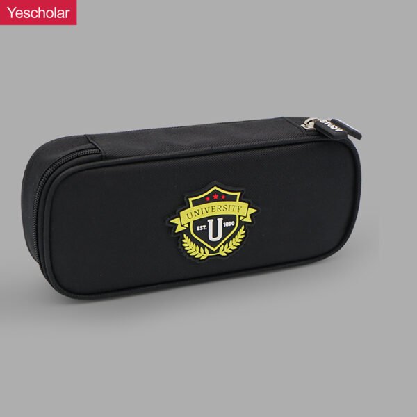 Canvas england style aristocratic colored contrast design multifunction pencil case YE6979