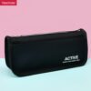 Canvas with compartments Double Zipper Kindergarten Wholesale Pencil Case with slots YE7009