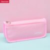 Canvas with compartments Double Zipper Kindergarten Wholesale Pencil Case with slots YE7009