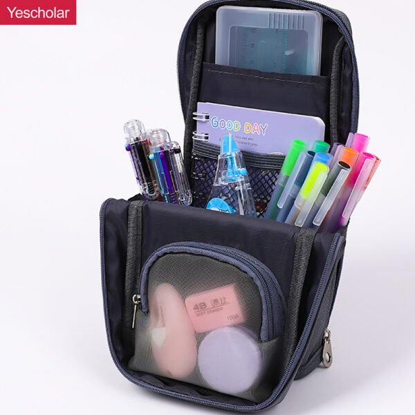DM_20251020142628_001 Canvas simple collapsible stand up high quality creative pencil case YE6874