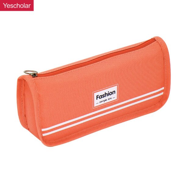 DM_20251020143548_001 plain Canvas solid color can processed custom simple korean style triangle pencil case YE7221