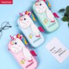 EVA 3D Cute unicorn fashion processing custom creative rainbow pencil case YE6763