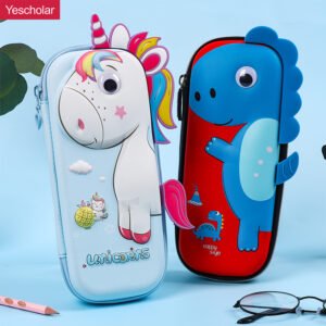 EVA 3D Cute unicorn fashion processing custom creative rainbow pencil case YE6763