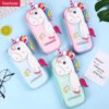 EVA 3D Cute unicorn fashion processing custom creative rainbow pencil case YE6763