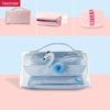 PU portable cute small fresh transparent swan letter flamingo pencil case YE6469