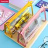 PVC transparent girls large-capacity simple Japanese triangle pencil case YE309