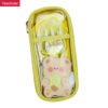 PVC+PU girly transparent large-capacity cute high-value japanese student pencil case YE7501