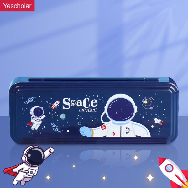 hard Plastic Waterproof Anime Cartoon Combination with code lock Astronaut Pencil Case YE7502