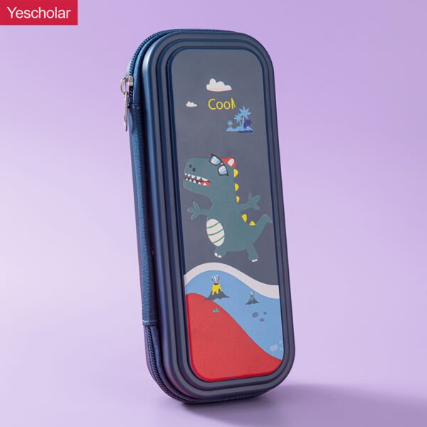 hard Plastic pp waterproof 4 layer multifunctional pencil case YE7098+YE7101