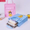 Canvas Student Korean Version Creative Handbag Carrying nylon mesh Tutoring Bag YE8001