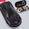ABS 3D cartoon sports car model small car shape large capacity pencil case YE5897