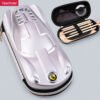 ABS 3D cartoon sports car model small car shape large capacity pencil case YE5897